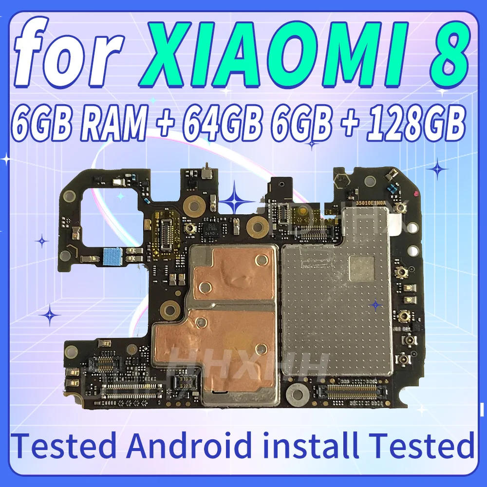 Материнская плата для Xiaomi Mi 8, материнская плата 64 ГБ, материнская плата, оригинальная Рабочая логическая плата, хорошо разблокированная мат...
Материнская плата для Xiaomi Mi 8, материнская плата 64 ГБ, материнская плата, оригинальная Рабочая логическая плата, хорошо разблокированная мат...