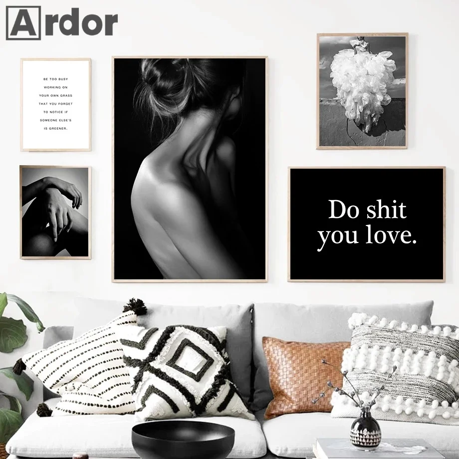 Nordic Sexy Women Wall Art Poster Heart Layered Dress Canvas Painting Quotes Art Print Black And White Picture Modern Home Decor
Nordic Sexy Women Wall Art Poster Heart Layered Dress Canvas Painting Quotes Art Print Black And White Picture Modern Home Decor