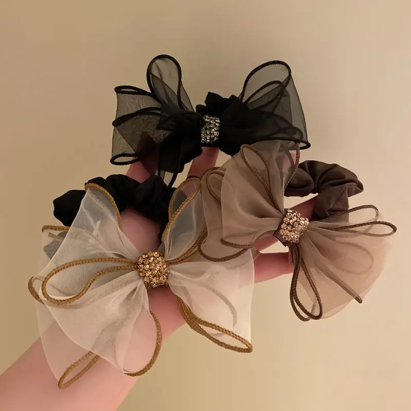 Fashion Korean Bow Knot Hair Ring Scrunchies Organza Women Girl Ponytail Ties Elastic Hair Band Accessories 
Fashion Korean Bow Knot Hair Ring Scrunchies Organza Women Girl Ponytail Ties Elastic Hair Band Accessories