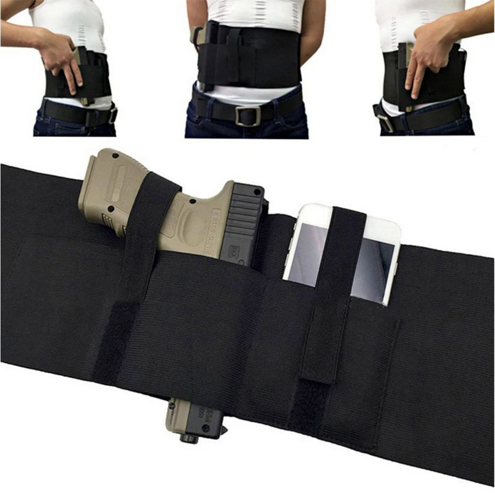 Tactical Concealed Pistol Holster Belly Gun Case Elastic Waist Bag Girdle Belt Gun Pouch Belly Band Outdoor Hunting Accessories
Tactical Concealed Pistol Holster Belly Gun Case Elastic Waist Bag Girdle Belt Gun Pouch Belly Band Outdoor Hunting Accessories
