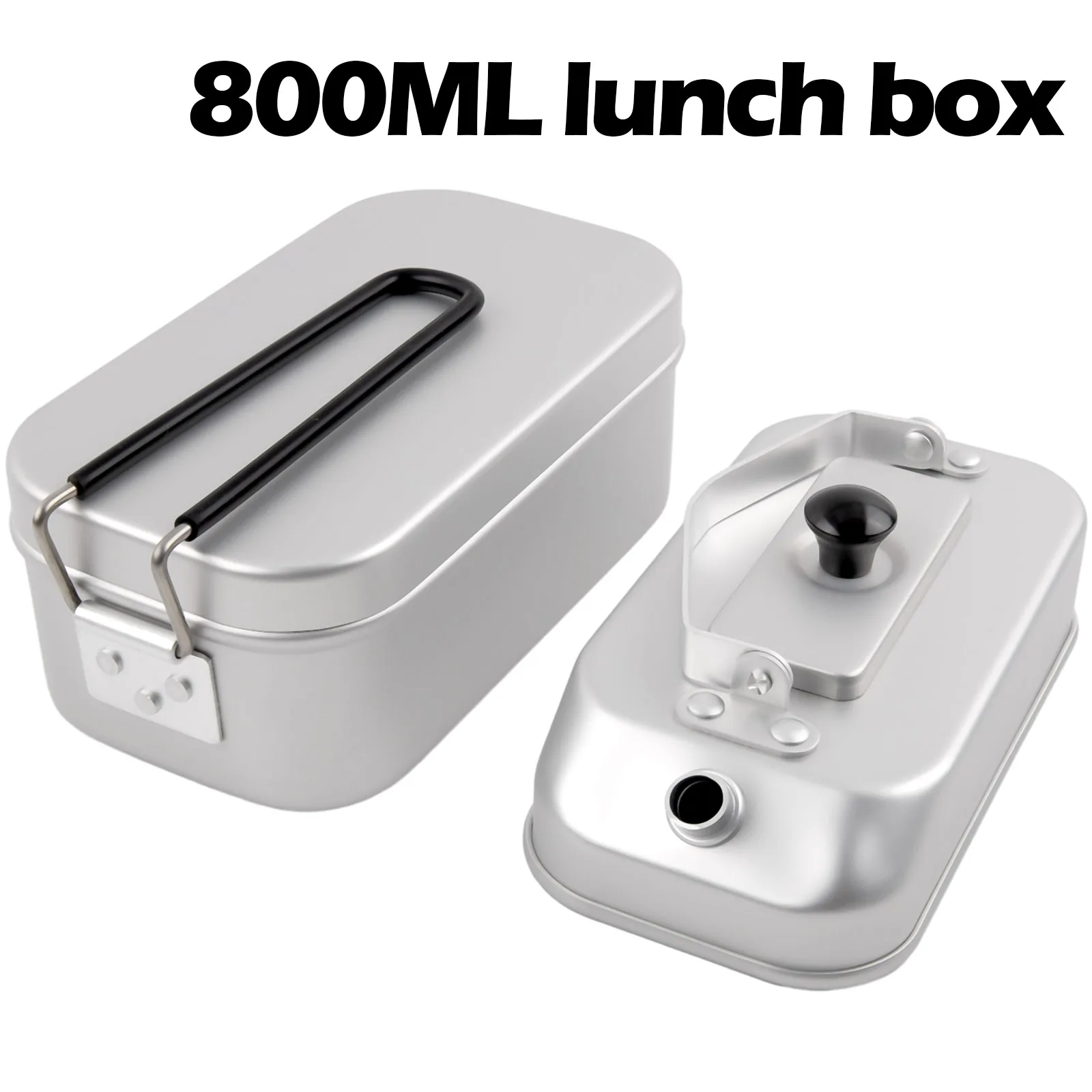 2in1 Camping Lunch Box Water Kettle Set, Aluminum Material, Heat Resistant, Ideal for Backpacking and Outdoor Adventures
2in1 Camping Lunch Box Water Kettle Set, Aluminum Material, Heat Resistant, Ideal for Backpacking and Outdoor Adventures
