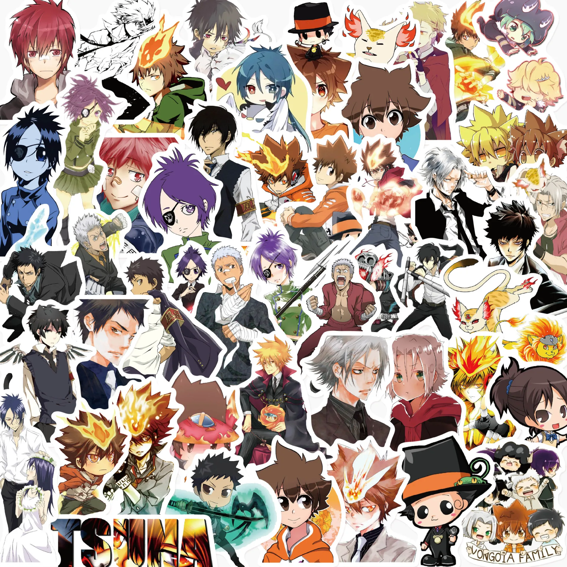 10/30/50PCS Anime Katekyo Hitman Reborn Stationery Stickers Suitcase Laptop Car Truck Waterproof Girls PVC Decal for Kids Toys
10/30/50PCS Anime Katekyo Hitman Reborn Stationery Stickers Suitcase Laptop Car Truck Waterproof Girls PVC Decal for Kids Toys