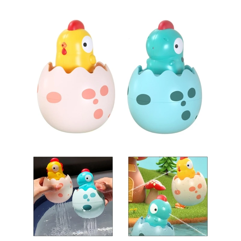 

Baby Bath Toy Swimming Chicken Dinosaur Shape Pool Classical Spraying Water Water Toy for Kids Water Playing DropShipping