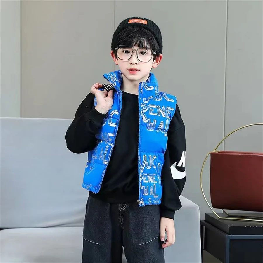 Child Waistcoat Children Outerwear Winter letterCoats Kids Clothes Warm Hooded Cotton Boys Girls Vest For Age 3-14 Years Old
Child Waistcoat Children Outerwear Winter letterCoats Kids Clothes Warm Hooded Cotton Boys Girls Vest For Age 3-14 Years Old