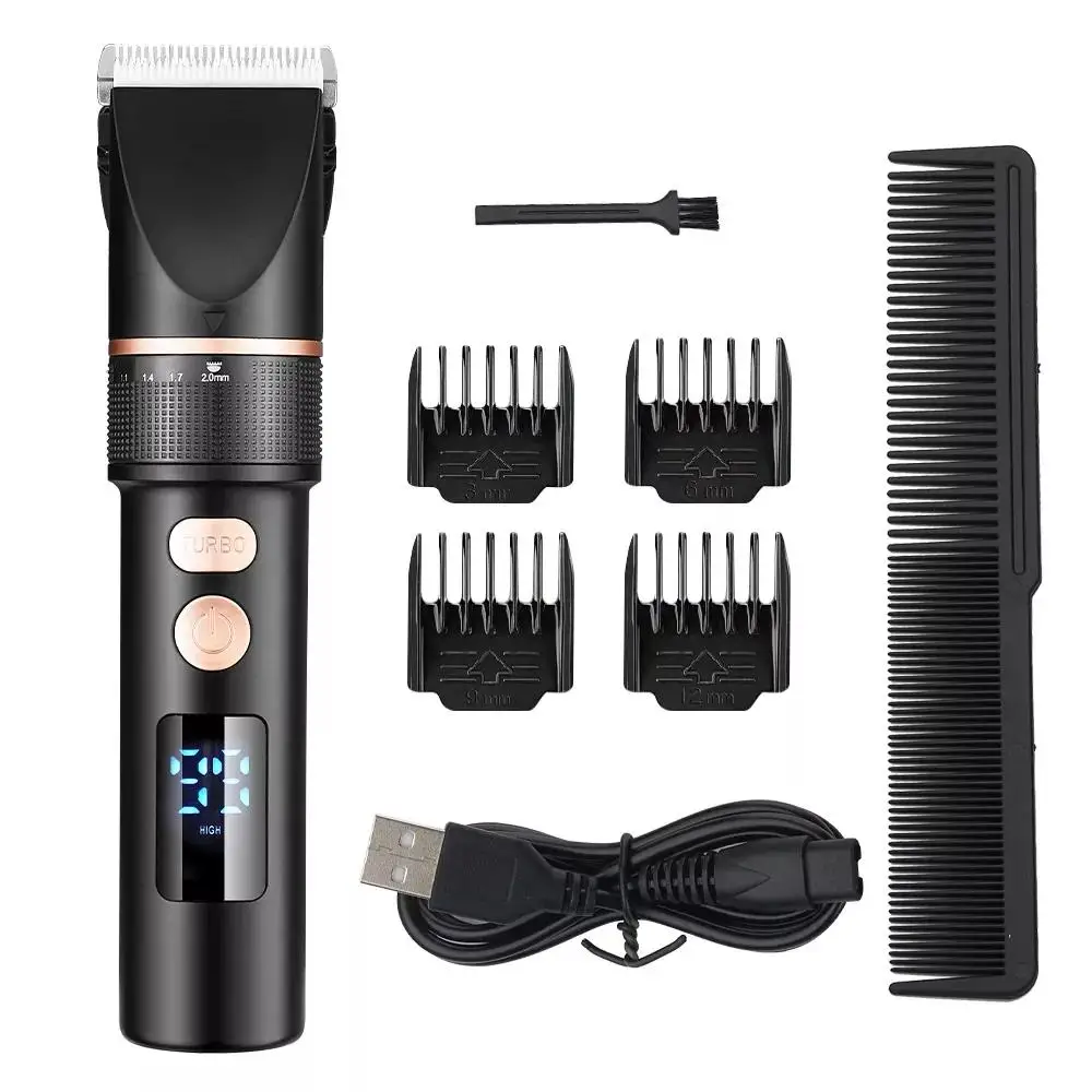 NEW 2023 LCD Display Hair Clipper Trimmer For Men Rechargeable Shaver Hair Cutting Machine Shaving Beard Trimmer Home
NEW 2023 LCD Display Hair Clipper Trimmer For Men Rechargeable Shaver Hair Cutting Machine Shaving Beard Trimmer Home