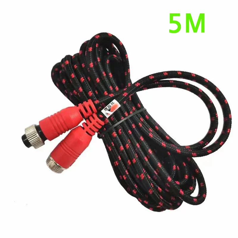 Двухэкранированный удлинитель M12 из чистой меди, 4-контактный авиационный кабель для автомобильной камеры, видеорегистратора, грузовика, прицепа, 5 м/6 м/7 м/10 м/15 м/20 м
Двухэкранированный удлинитель M12 из чистой меди, 4-контактный авиационный кабель для автомобильной камеры, видеорегистратора, грузовика, прицепа, 5 м/6 м/7 м/10 м/15 м/20 м