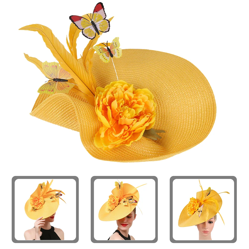 Tea Party Fascinator Hat Women Banquet Butterfly Headband Personalized Headdress for Birthday Wedding
Tea Party Fascinator Hat Women Banquet Butterfly Headband Personalized Headdress for Birthday Wedding