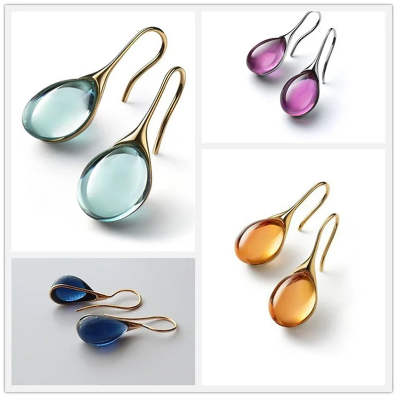 Exquisite Fashion Drop Shaped Pendant Earrings Crystal Jewelry Suitable for Women Wedding and Engagement Party Anniversary Gift
Exquisite Fashion Drop Shaped Pendant Earrings Crystal Jewelry Suitable for Women Wedding and Engagement Party Anniversary Gift