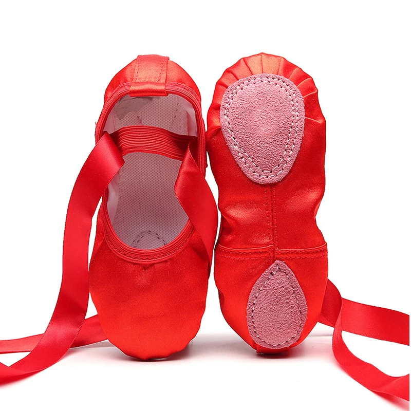 4 Colors Dancing Shoes Pointe With Ribbon Flat Ballet Dance Shoes Women Gymnastic Ballet Dance Point Shoes For Girl Children
4 Colors Dancing Shoes Pointe With Ribbon Flat Ballet Dance Shoes Women Gymnastic Ballet Dance Point Shoes For Girl Children