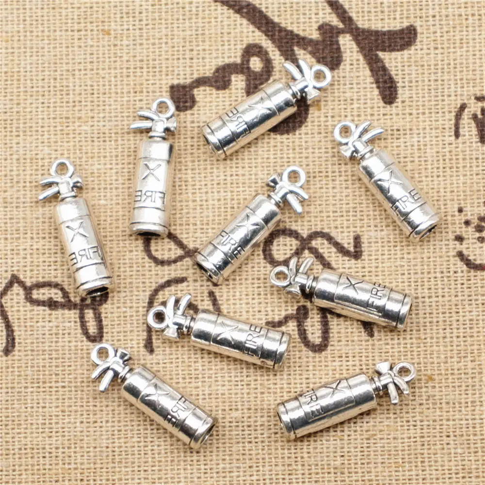 Fire Extinguisher Charms Craft Man Pendant Children Diy 6X22mm Antique Silver Color 10 Pieces
Fire Extinguisher Charms Craft Man Pendant Children Diy 6X22mm Antique Silver Color 10 Pieces