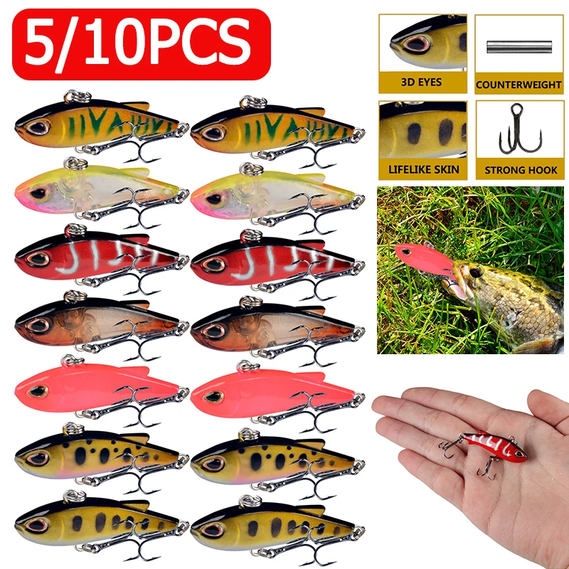 5/10pcs Small 4g 4cm Laser Hard Bait Fishing Lures Crankbait Wobbler Treble Hooks 3D Eyes Plastic Bait Wobbler Tackle Pesca
5/10pcs Small 4g 4cm Laser Hard Bait Fishing Lures Crankbait Wobbler Treble Hooks 3D Eyes Plastic Bait Wobbler Tackle Pesca