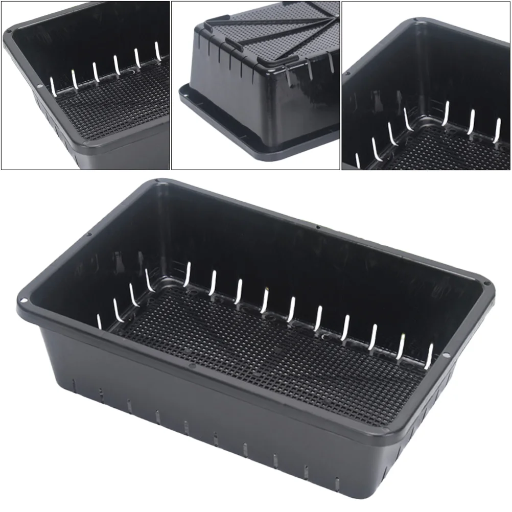 2pcs Plant Growing Starter Garden Nursery Case Plastic Germination Tray
2pcs Plant Growing Starter Garden Nursery Case Plastic Germination Tray