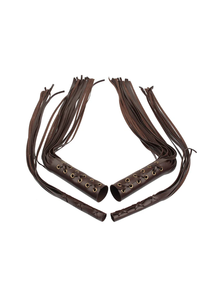 Руль мотоцикла с бахромой, ручки из искусственной кожи с кисточкой, чехол для тормозного рычага, универсальный для Harley Cruiser Chopper Bobber Custom