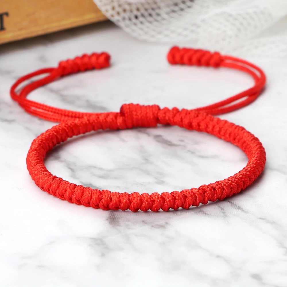Lucky Red Nylon Thread Bracelet Tibetan Buddhist Handwoven Braided Rope Knots Bracelets Prayer Charm Jewelry Lover Wristbands
Lucky Red Nylon Thread Bracelet Tibetan Buddhist Handwoven Braided Rope Knots Bracelets Prayer Charm Jewelry Lover Wristbands