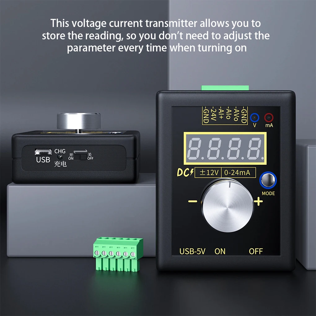 Electrical Maintenance 0-10V 0-24mA Signal Simulator Generator Producer 4 Digits Voltage Transmitter Electrician Tool
Electrical Maintenance 0-10V 0-24mA Signal Simulator Generator Producer 4 Digits Voltage Transmitter Electrician Tool