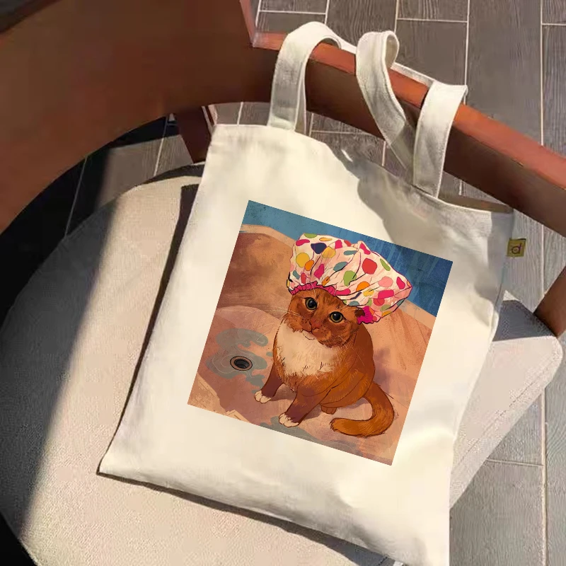 Retro Canvas Bag Women Cute Cat Shoulder Bag Ulzzang Harajuku Casual Shopping Bag Shopper Ladies Reusable Hand Bags Tote Bags
Retro Canvas Bag Women Cute Cat Shoulder Bag Ulzzang Harajuku Casual Shopping Bag Shopper Ladies Reusable Hand Bags Tote Bags