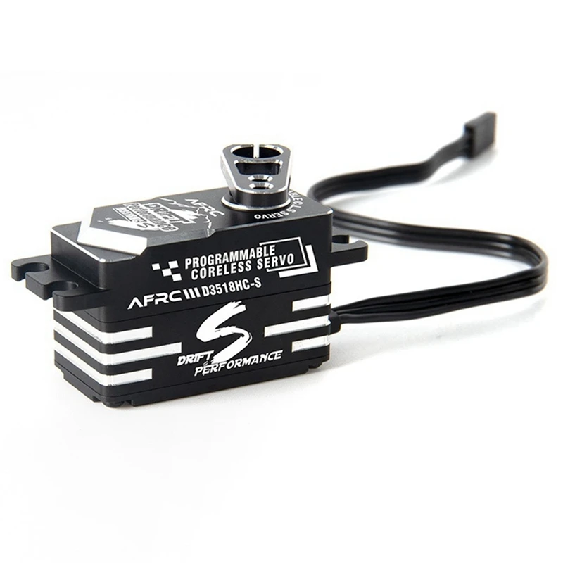 AFRC D3518HC-S Programmable Smart HV Coreless Servo For YOKOMO HSP 1/18,1/10,Etc Drift RC Car DIY Assembly Upgrading Parts
AFRC D3518HC-S Programmable Smart HV Coreless Servo For YOKOMO HSP 1/18,1/10,Etc Drift RC Car DIY Assembly Upgrading Parts