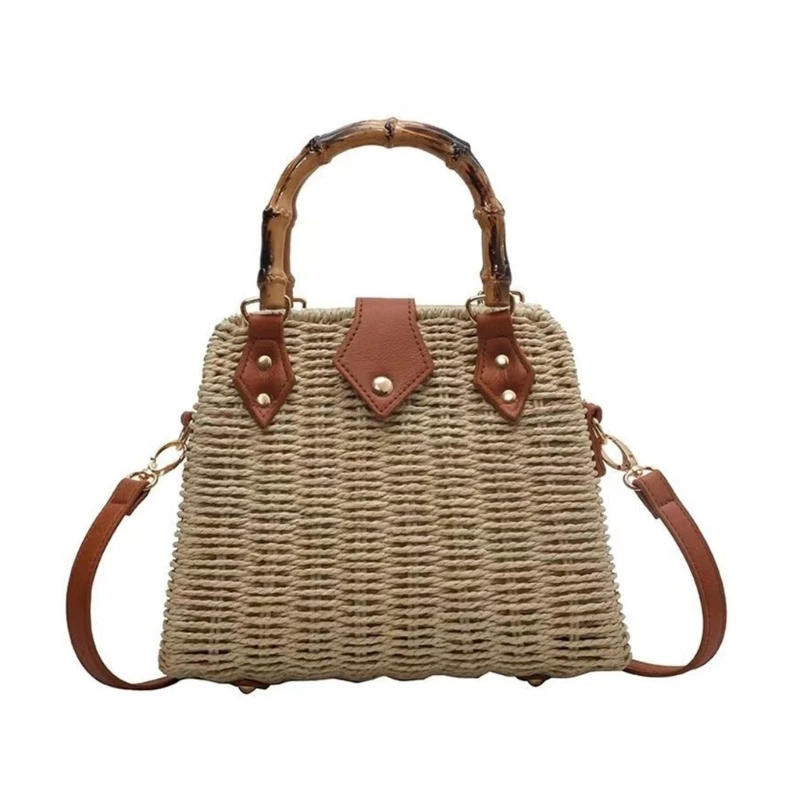 Tote Bags Shoulder Bags Crossbody Bag Straw Woven Bag Vacation Travel Beach Bag Fashion Versatile Handbag for Girl Women 517D
Tote Bags Shoulder Bags Crossbody Bag Straw Woven Bag Vacation Travel Beach Bag Fashion Versatile Handbag for Girl Women 517D
