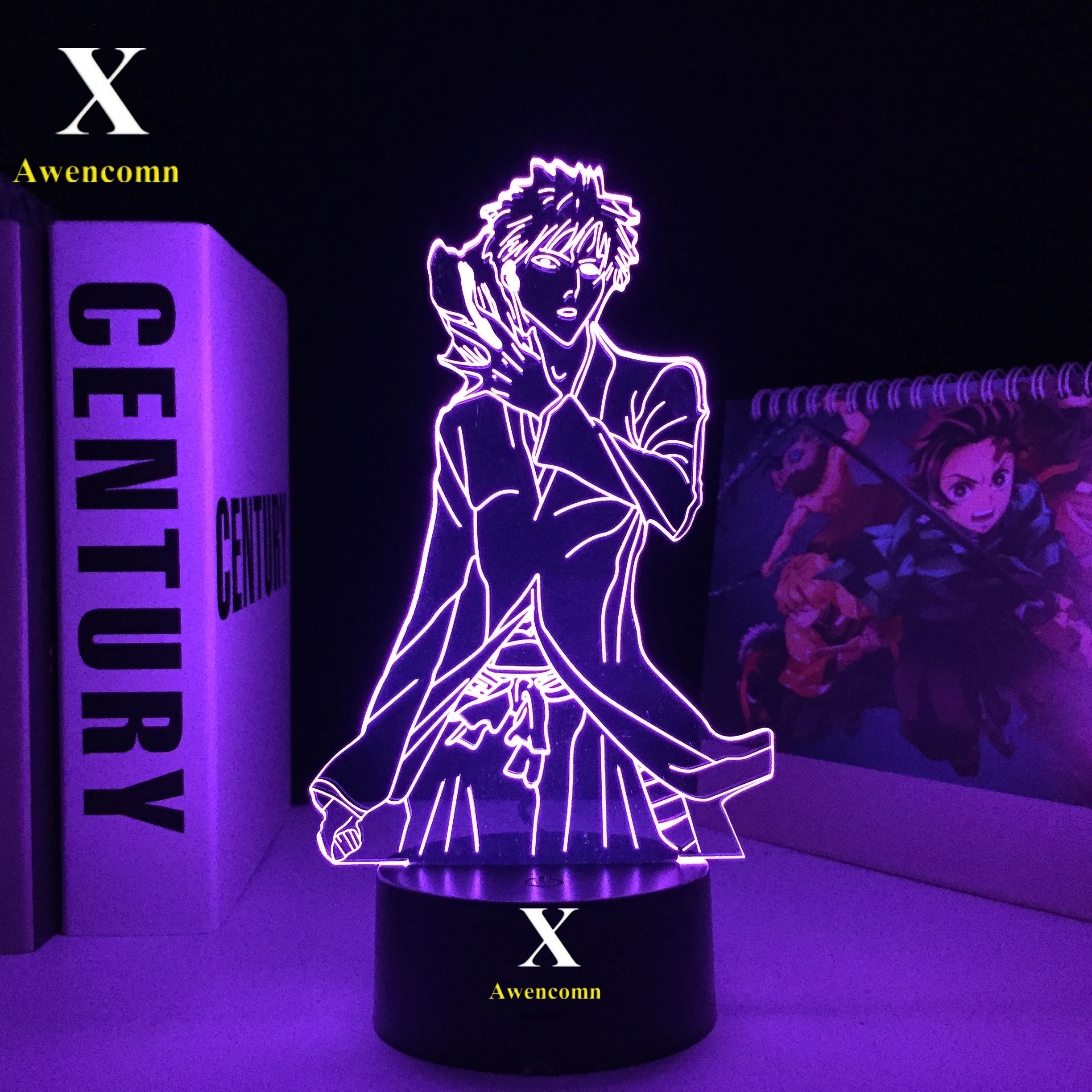 Anime Bleach 3D Lamp Ichigo Kurosaki for Bedroom Decor Nightlight Cool Birthday Gift Manga Bleach Acrylic LED Night Light
Anime Bleach 3D Lamp Ichigo Kurosaki for Bedroom Decor Nightlight Cool Birthday Gift Manga Bleach Acrylic LED Night Light
