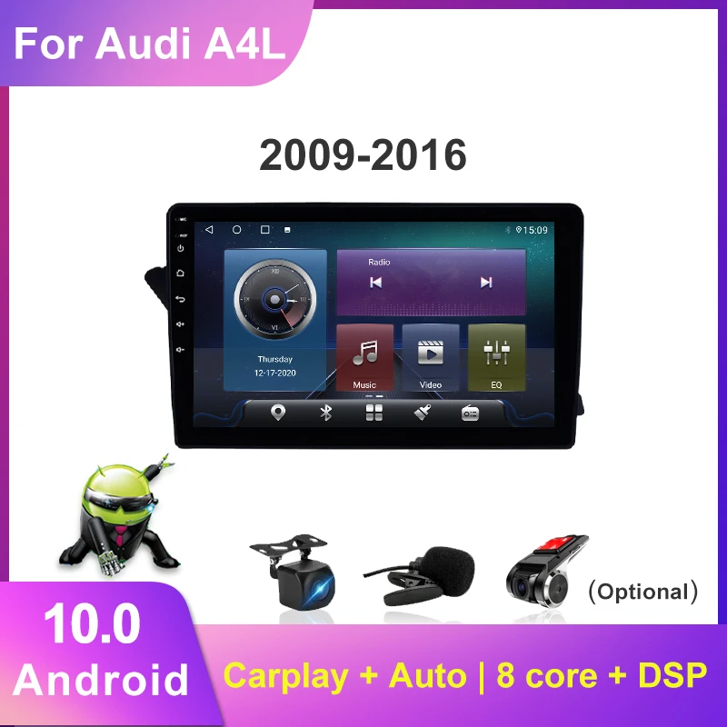 Yeanav Car Radio Multimedia GPS For Audi A4L 2009-2016 Navigation Player Auto Audio Stereo Screen Automotive Equipment
Yeanav Car Radio Multimedia GPS For Audi A4L 2009-2016 Navigation Player Auto Audio Stereo Screen Automotive Equipment