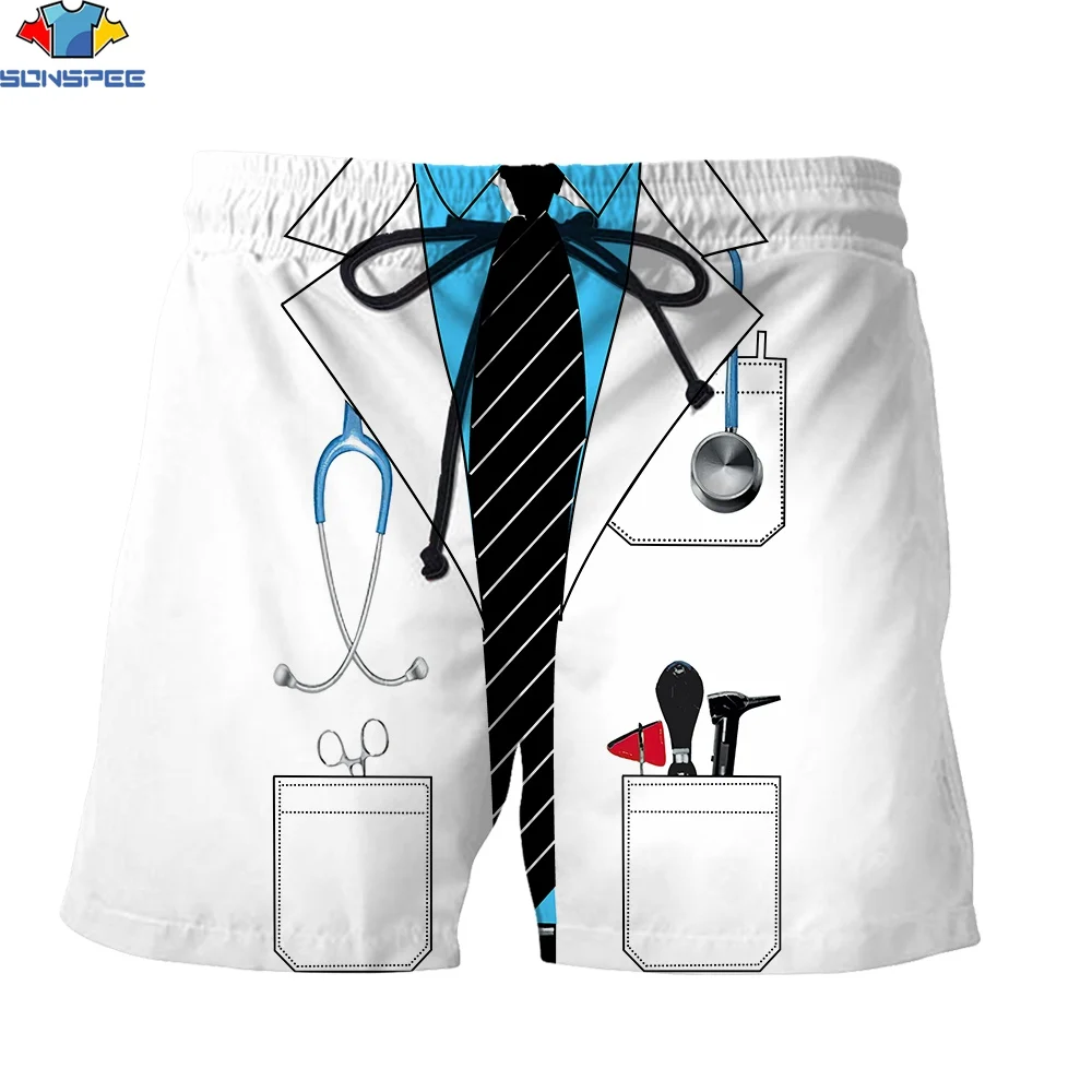 SONSPEE Cosplay Nurse Doctor Elastic Shorts Stethoscope 3D Print Woman Men Dress Casual Funny Unique Anime Medical Coat Short
SONSPEE Cosplay Nurse Doctor Elastic Shorts Stethoscope 3D Print Woman Men Dress Casual Funny Unique Anime Medical Coat Short