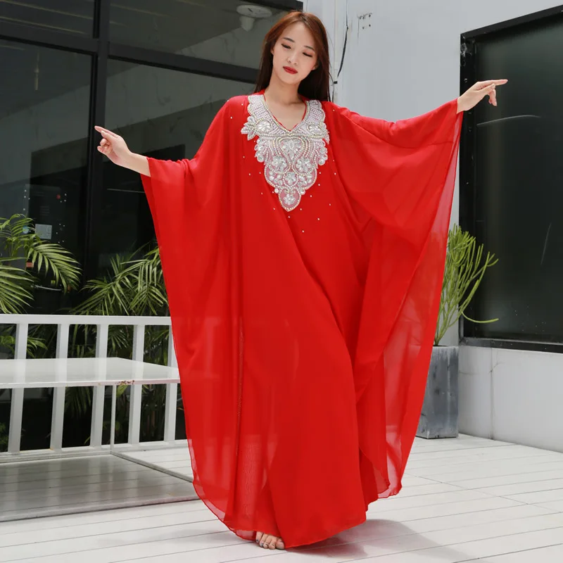 Belly Dance Costume Long Robe Adult Girl Women Swing Tribal Khaleegy Dress Stage Performance Oriental Beach Family Outfit
Belly Dance Costume Long Robe Adult Girl Women Swing Tribal Khaleegy Dress Stage Performance Oriental Beach Family Outfit