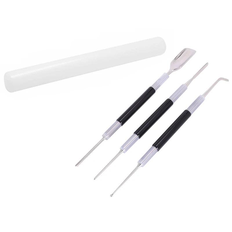 1X 9 Inch Non-Stick Polyethlene Rolling Pin & 3 Pcs Bright Stainless Steel Professional Coffee Art Pen Barista Tool 
1X 9 Inch Non-Stick Polyethlene Rolling Pin & 3 Pcs Bright Stainless Steel Professional Coffee Art Pen Barista Tool