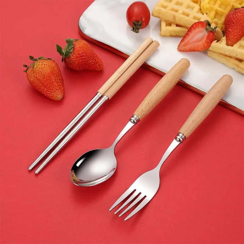 Flatware Stainless Steel Case Knife Fork Spoon High Quality Dinnerware Set With Box Bag Portable Cutlery Sets Camping Travel Set
Flatware Stainless Steel Case Knife Fork Spoon High Quality Dinnerware Set With Box Bag Portable Cutlery Sets Camping Travel Set