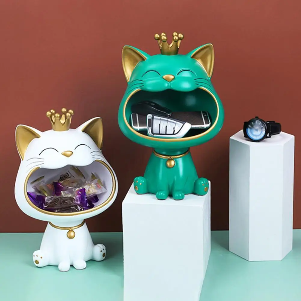 3 Colors Great Cat Statue Storage Box Supplies Lightweight Sundries Box Multi-purpose for Household
3 Colors Great Cat Statue Storage Box Supplies Lightweight Sundries Box Multi-purpose for Household