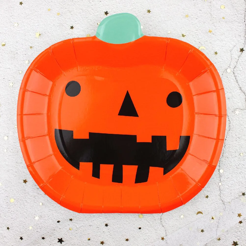 8Pcs Paper Plate Pumpkin Paper Plate Trick or Treat Paper Dinnerware Tray for Supplies
8Pcs Paper Plate Pumpkin Paper Plate Trick or Treat Paper Dinnerware Tray for Supplies