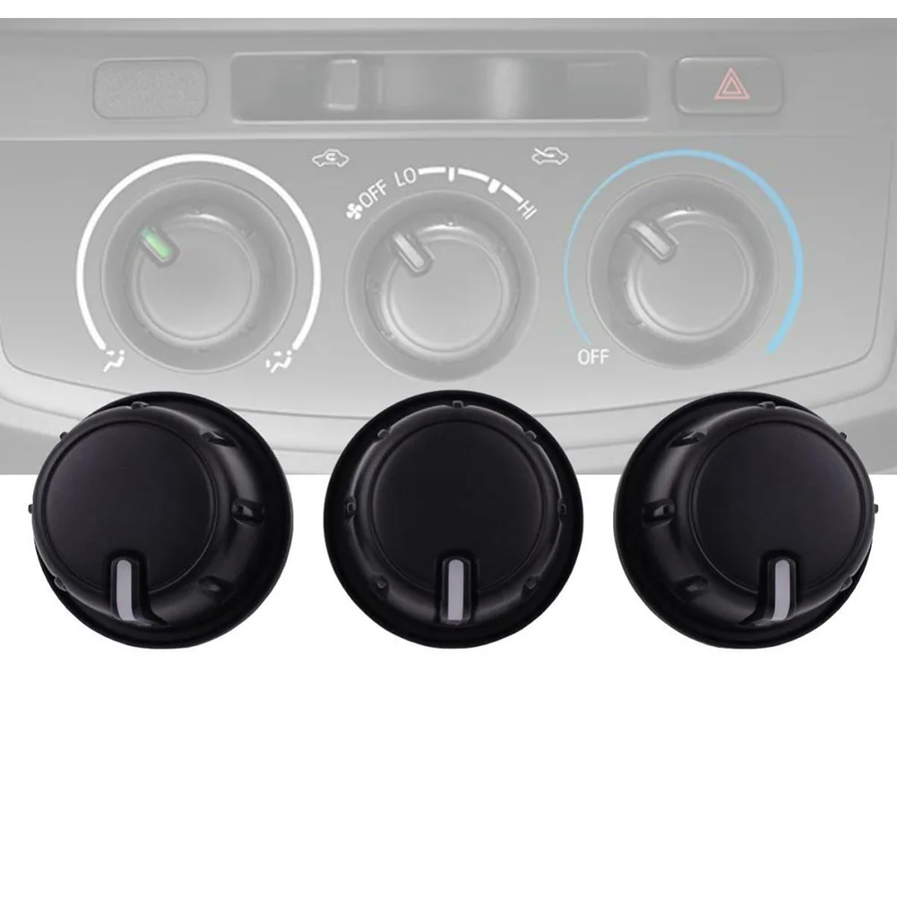 Durable High Quality A/C Control Knob Parts Air-Con Knob Black 3Pcs A/C Panel Control Switch Accessories Fittings
Durable High Quality A/C Control Knob Parts Air-Con Knob Black 3Pcs A/C Panel Control Switch Accessories Fittings