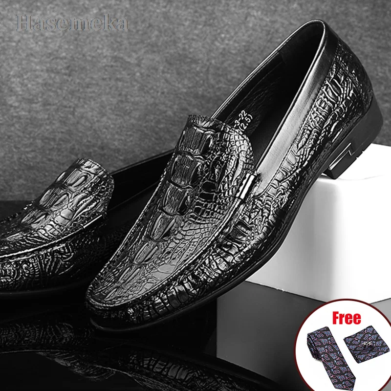 Men Leather Alligator Texture Slip-On Casual Shoes Male Sneakers Mens Coffee Men's Loafers Driving Shoes
Men Leather Alligator Texture Slip-On Casual Shoes Male Sneakers Mens Coffee Men's Loafers Driving Shoes