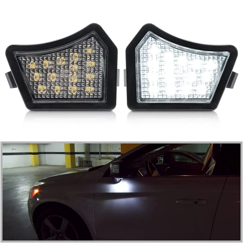 

2Pcs LED Under Side Mirror Lights Welcome Puddle Lamps For Volvo C30 C70 S40 S60 S80 V40 V50 V60 V70 XC70 XC90 31217838