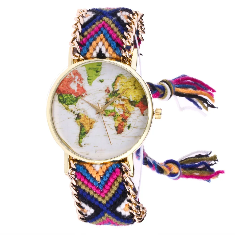 Women Watch Map Knitted Weaved Rope Band Bracelet Quartz Dial Wristwatch Relógio Часы Женские 2022 Тренд Reloj Mujer Elegante
Women Watch Map Knitted Weaved Rope Band Bracelet Quartz Dial Wristwatch Relógio Часы Женские 2022 Тренд Reloj Mujer Elegante