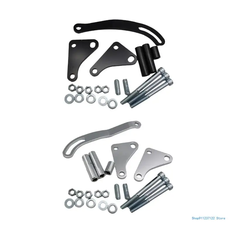 Replacements Power Steering Pump Bracket Billet Slotted Adjustable Alternat Generator Holder for SBC Saginaw 327 350
Replacements Power Steering Pump Bracket Billet Slotted Adjustable Alternat Generator Holder for SBC Saginaw 327 350