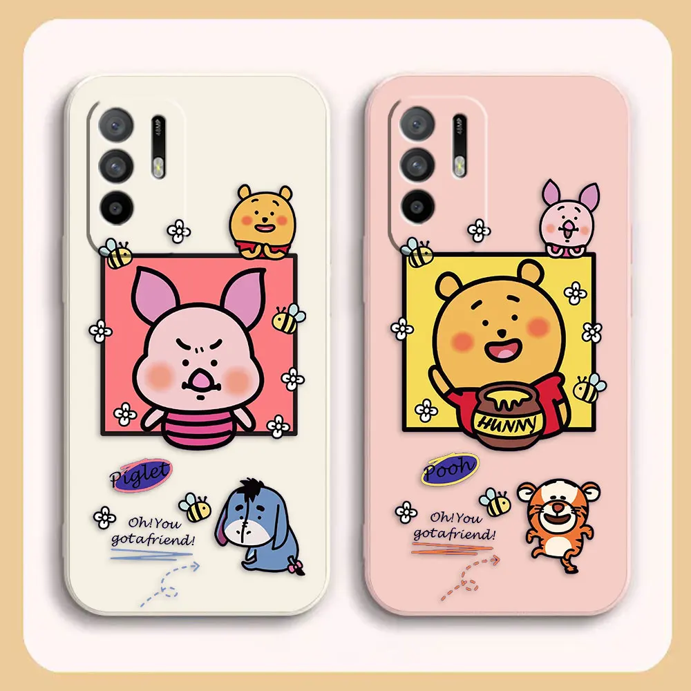 Case For OPPO A54 A55 A57 A91 A93 A92S A93S A94 A95 A96 4G 5G Colour Simple Liquid Silicone Case Piglet Tigger Winnie The Pooh
Case For OPPO A54 A55 A57 A91 A93 A92S A93S A94 A95 A96 4G 5G Colour Simple Liquid Silicone Case Piglet Tigger Winnie The Pooh