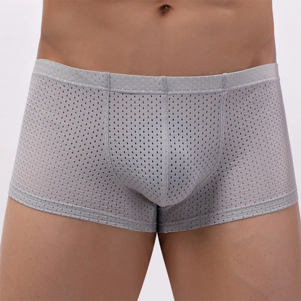 Men Boxers Mesh Breathable Underwear Pouch Bulge Underpants Male Briefs Low Waist Shorts Panties Calzoncillo Hombre
Men Boxers Mesh Breathable Underwear Pouch Bulge Underpants Male Briefs Low Waist Shorts Panties Calzoncillo Hombre