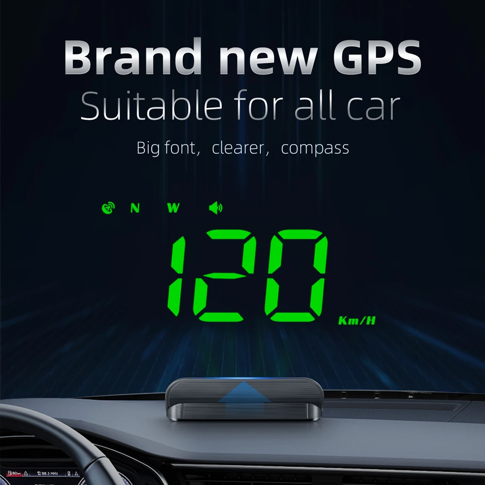 Universal Digital Car HUD Head Up Display GPS Windshield Projection Speedometer with Over Speed Alarm Fatigue Driving Reminder
Universal Digital Car HUD Head Up Display GPS Windshield Projection Speedometer with Over Speed Alarm Fatigue Driving Reminder