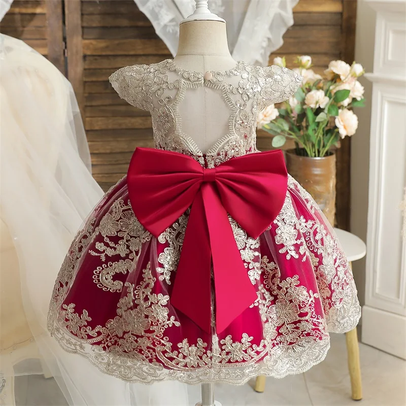 Baby Girls Wedding Party Dresses Lace Embroidery Elegant Kids Birthday Baptism Princess Pageant Dress Ruffles Prom Evening Gown
Baby Girls Wedding Party Dresses Lace Embroidery Elegant Kids Birthday Baptism Princess Pageant Dress Ruffles Prom Evening Gown