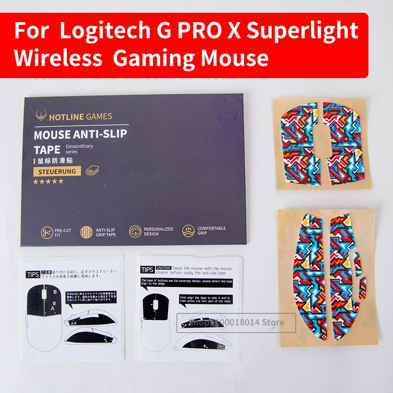 Original Hotline Games Colorful Mouse Grip Tape Compatible With Logitech G Pro X Superlight Wireless Gaming Mouse Anti-slip Tape
Original Hotline Games Colorful Mouse Grip Tape Compatible With Logitech G Pro X Superlight Wireless Gaming Mouse Anti-slip Tape