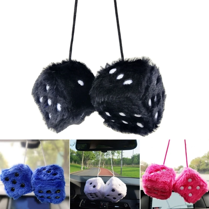 7 Colors 1Pair 6cm Plush Dices Wall Hanging Decoration Car Hanging Creative Cotton Stuffed Cube Toy with Dots Print
7 Colors 1Pair 6cm Plush Dices Wall Hanging Decoration Car Hanging Creative Cotton Stuffed Cube Toy with Dots Print