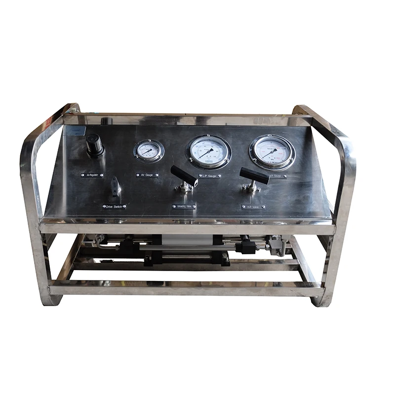 Portable USUN Model:US-GBD10 Max 80 Bar Output Double acting air driven natural gas booster pump system
Portable USUN Model:US-GBD10 Max 80 Bar Output Double acting air driven natural gas booster pump system