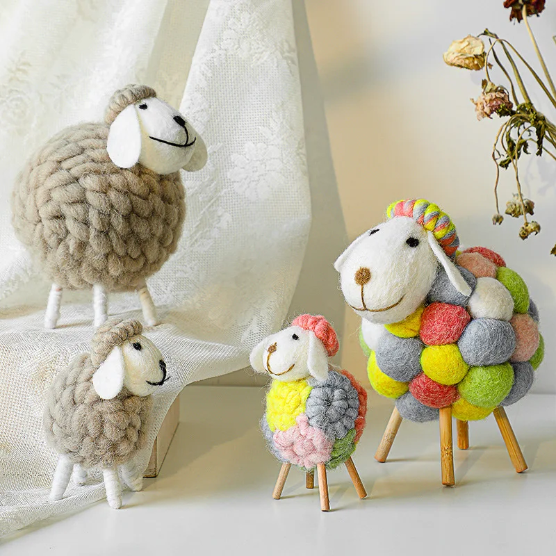 1Pc Mini Table Ornament Felt Sheep Figurines Miniatures Wool Felt Lamb Cute Toys Desktop Decor Home Furnishings Kid Gifts
1Pc Mini Table Ornament Felt Sheep Figurines Miniatures Wool Felt Lamb Cute Toys Desktop Decor Home Furnishings Kid Gifts