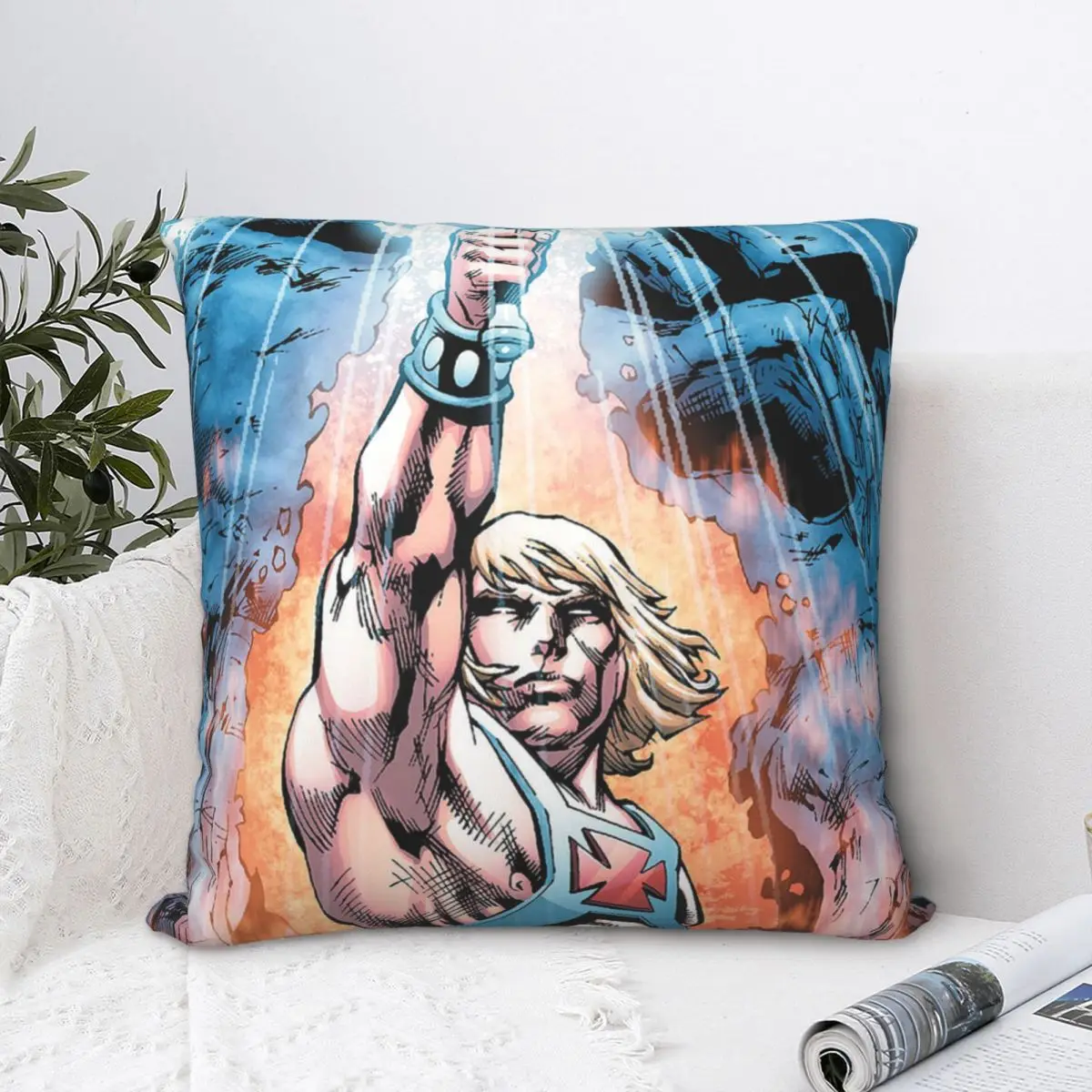Essential Polyester Cushion Cover He Man and the Masters of the Universe For Sofa Chair Decorative Breathable Pillow Cover
Essential Polyester Cushion Cover He Man and the Masters of the Universe For Sofa Chair Decorative Breathable Pillow Cover