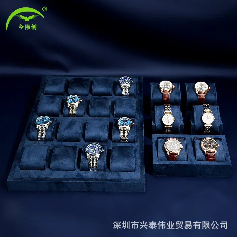 Watch display tray high-grade watch blue activities pillow bag watch display props furnishing articles show the spot
Watch display tray high-grade watch blue activities pillow bag watch display props furnishing articles show the spot