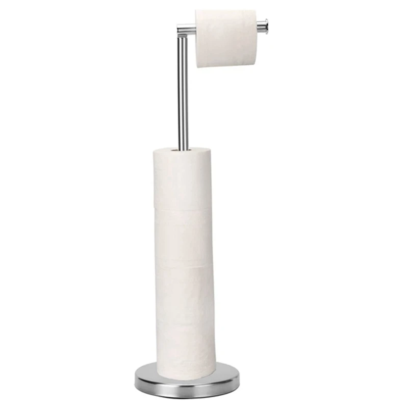 Toilet Paper Holder, Free Standing Toilet Paper Holder Stand With Reserve For 4 Spare Rolls, Sturdy Base
Toilet Paper Holder, Free Standing Toilet Paper Holder Stand With Reserve For 4 Spare Rolls, Sturdy Base