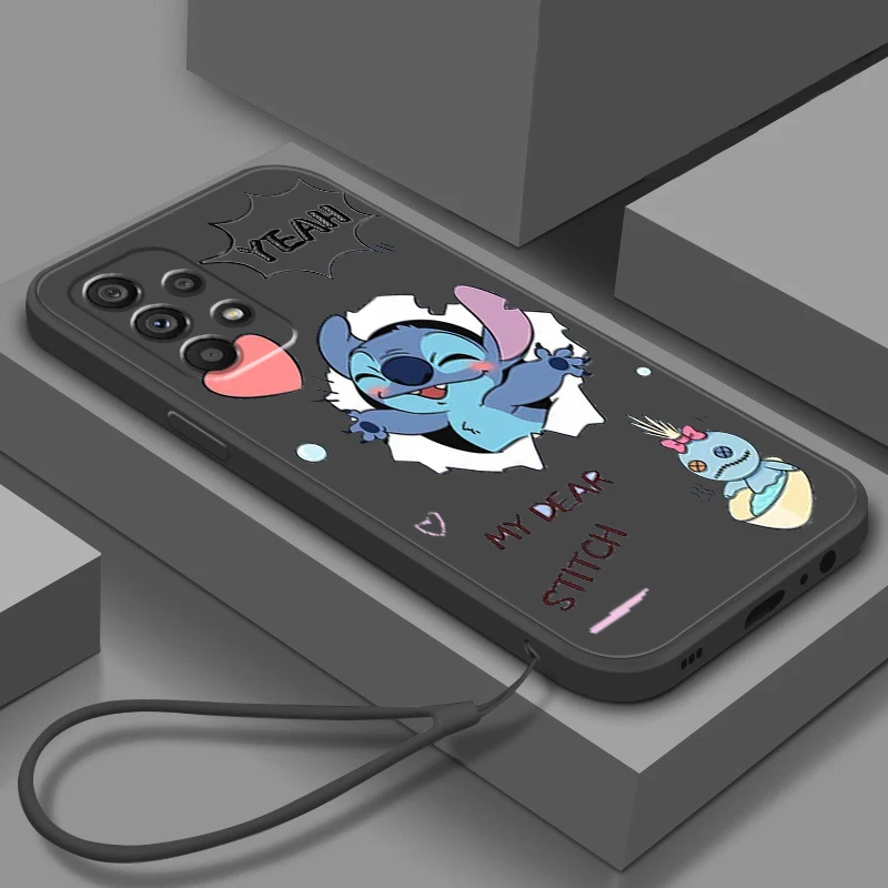 Lilo Stitch Cartoon Art Cute Liquid Rope Funda Phone Case For Samsung A73 A53 A33 A52 A32 A23 A22 A71 A51 A21S A03S A50 A30 5G
Lilo Stitch Cartoon Art Cute Liquid Rope Funda Phone Case For Samsung A73 A53 A33 A52 A32 A23 A22 A71 A51 A21S A03S A50 A30 5G