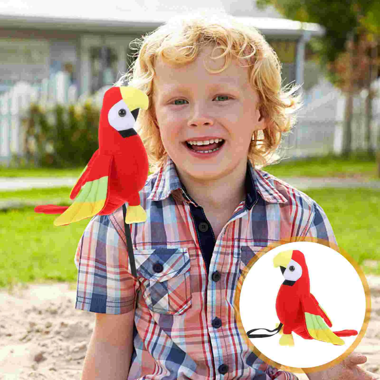Pirate Parrot Stuffed Animal Toy Simulation Shoulder Kids Costume Halloween Costumes Aldult Artificial Plush
Pirate Parrot Stuffed Animal Toy Simulation Shoulder Kids Costume Halloween Costumes Aldult Artificial Plush