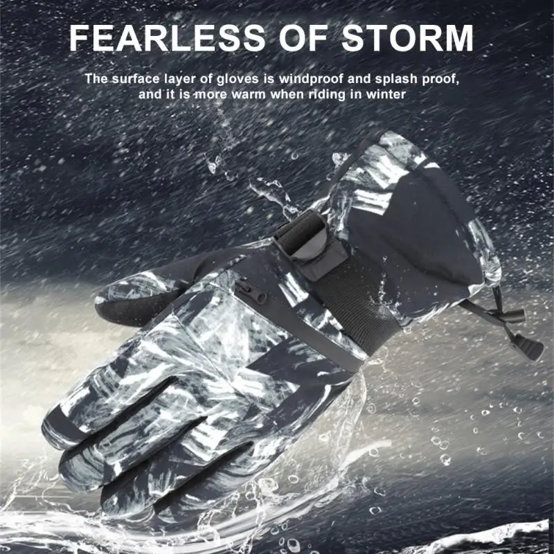 Outdoor Warm Ski Gloves Thick Waterproof Touch Screen Gloves Mountaineering Shockproof Comfortable Full Cover Fingers Mittens
Outdoor Warm Ski Gloves Thick Waterproof Touch Screen Gloves Mountaineering Shockproof Comfortable Full Cover Fingers Mittens