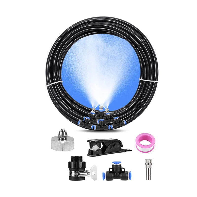 Fan Atomization Kit For Outdoor Atomization Cooling System Fog Line Nozzles Faucet Adapter DIY Cool Fan Mist For Any Outdoor Fan
Fan Atomization Kit For Outdoor Atomization Cooling System Fog Line Nozzles Faucet Adapter DIY Cool Fan Mist For Any Outdoor Fan